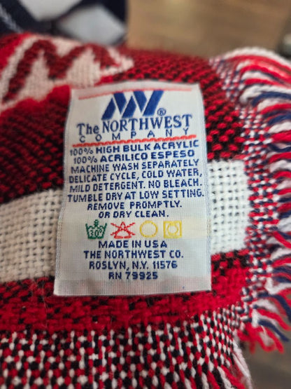 Vintage New York Yankees Throw Blanket approx 46x58