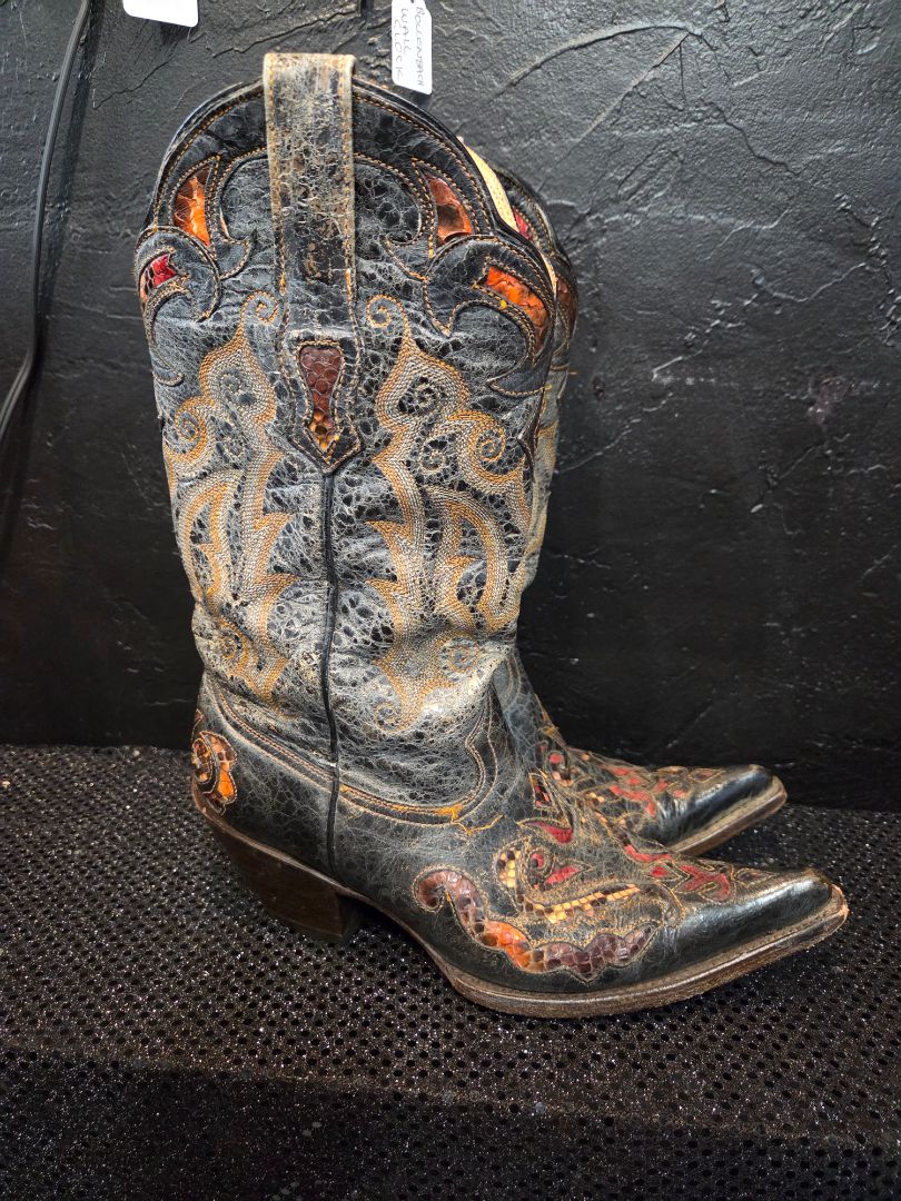 Stetson Women's Cowboy Boots (sz 7) Distressed