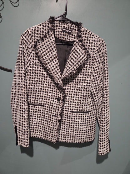 Karl Lagerfeld Houndstooth Design (sz 10)