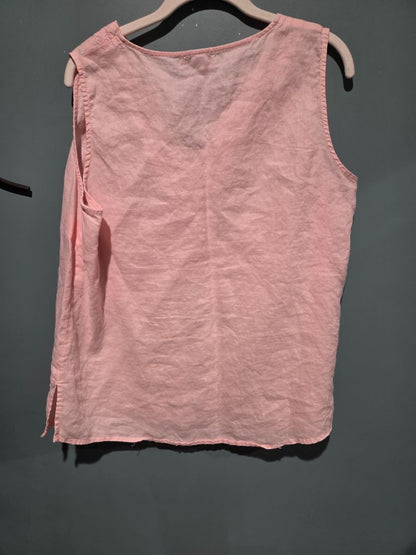 Dressbarn Women's Pink Sleeveless Top (sz 18)