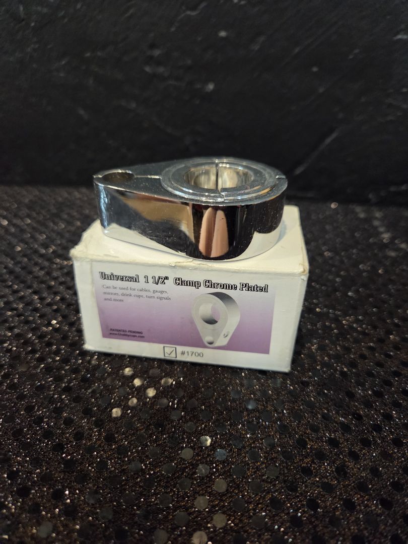 Universal 1 1/2 Clamp Chrome Plated