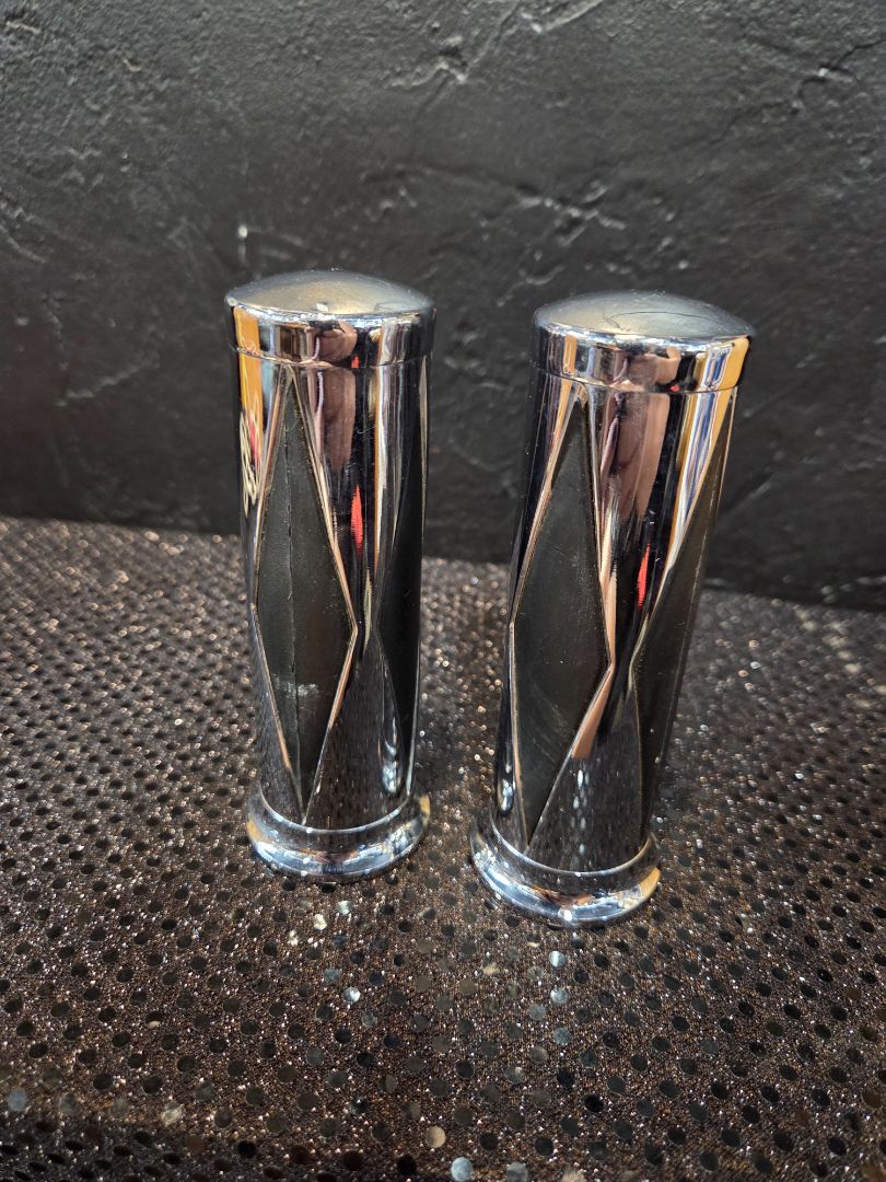 Chrome and Rubber Hand Grips