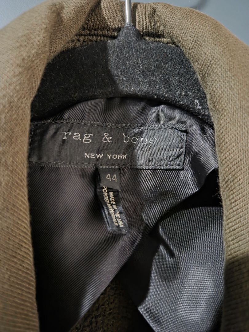 Rag and Bone Green Pea Coat size 44