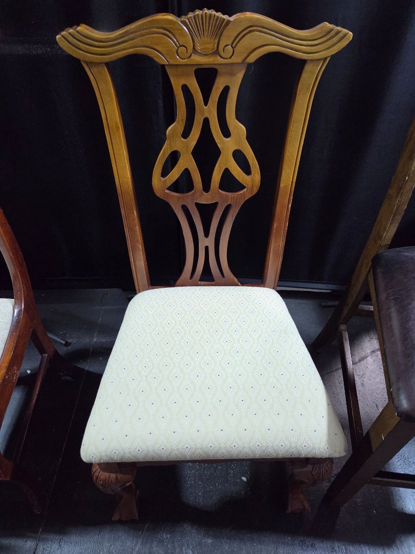 Chippendale Style Mahogany Ball and Claw chair