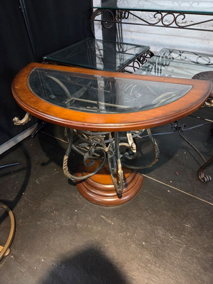 Half round console table