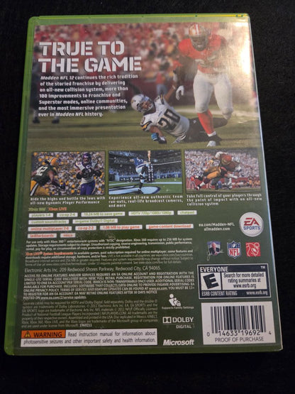 XBox360 Madden 12