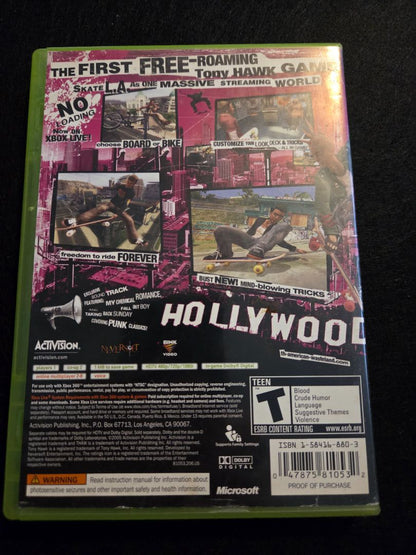 XBox360 Tony Hawk's American Wasteland w/book