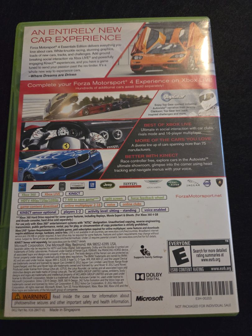 Xbox 360 Forza Motorsport