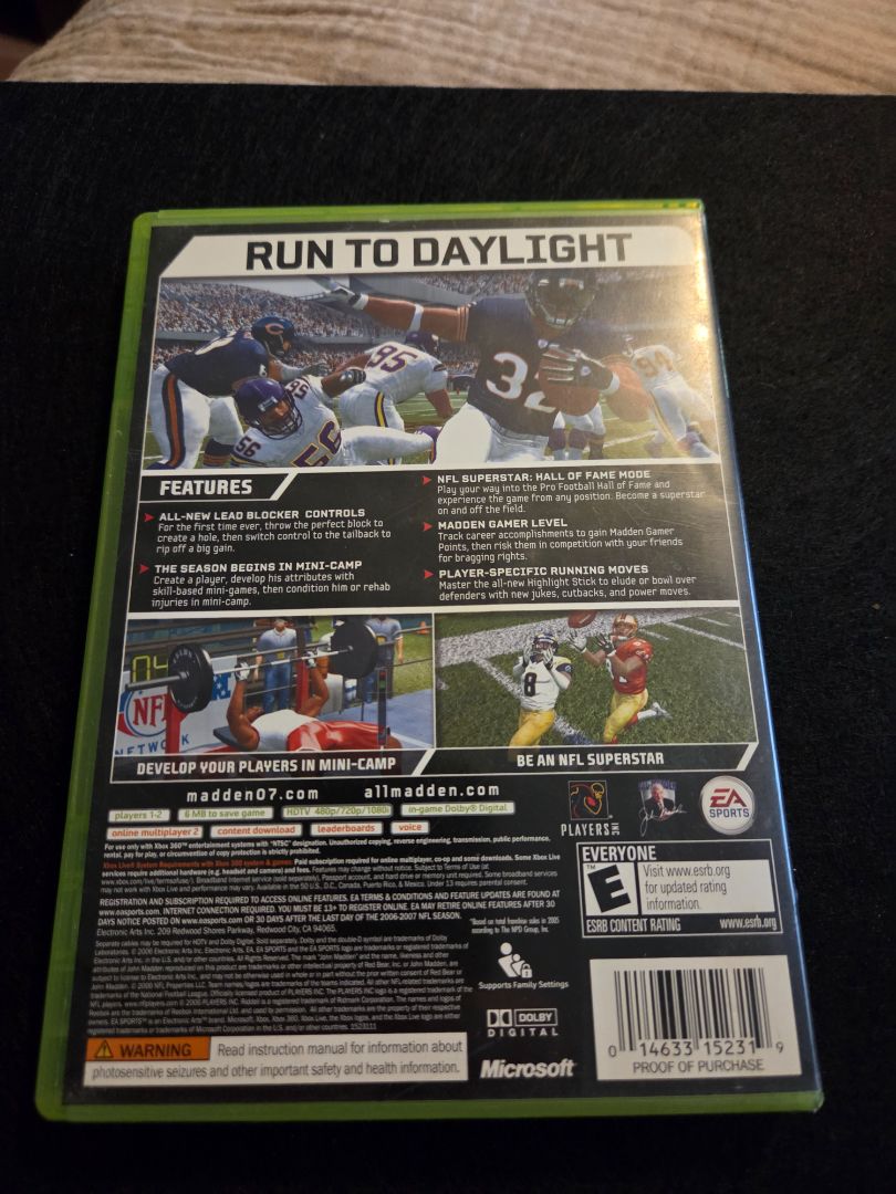 XBox360 Madden 07