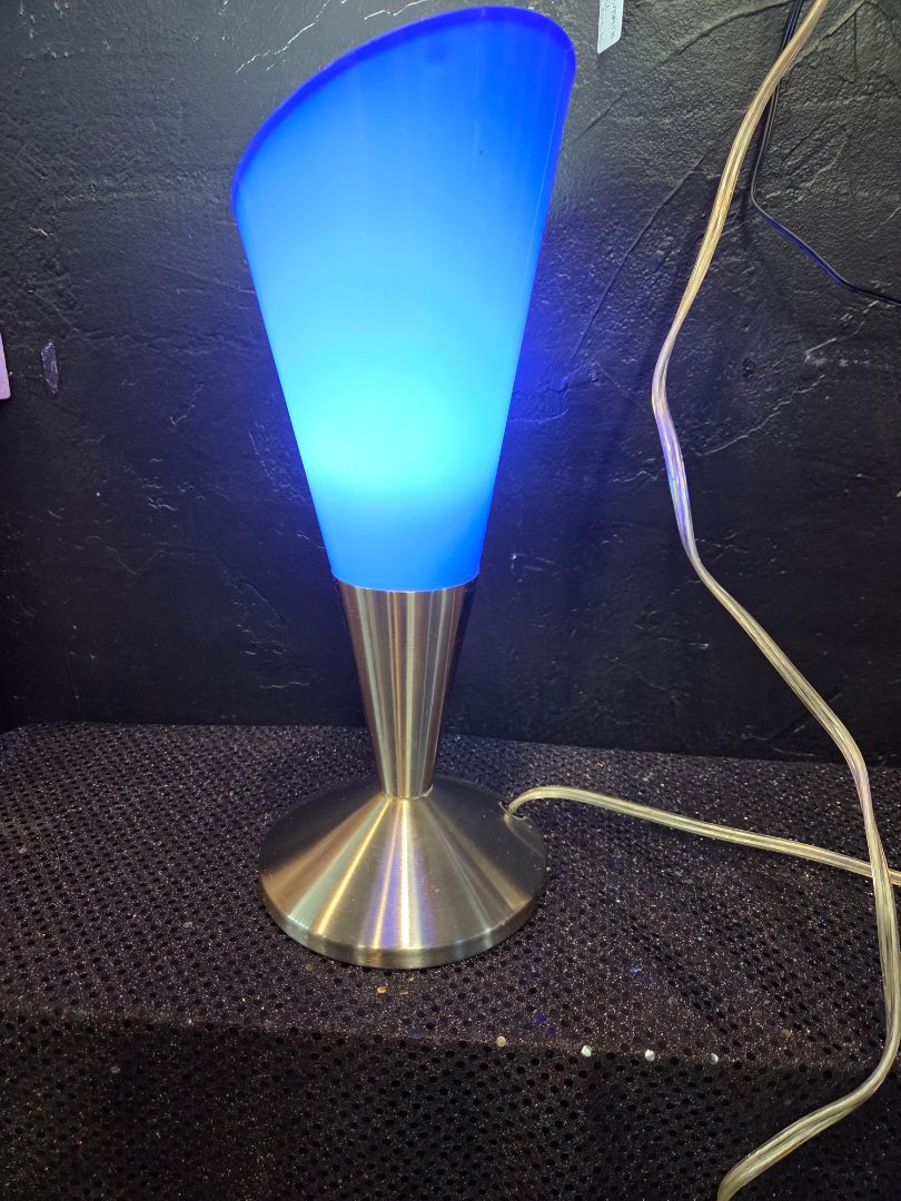 Vintage Touch Lamp Blue