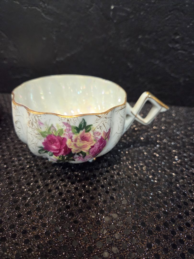 Vintage Napco Rose Blossoms Teacup and Saucer