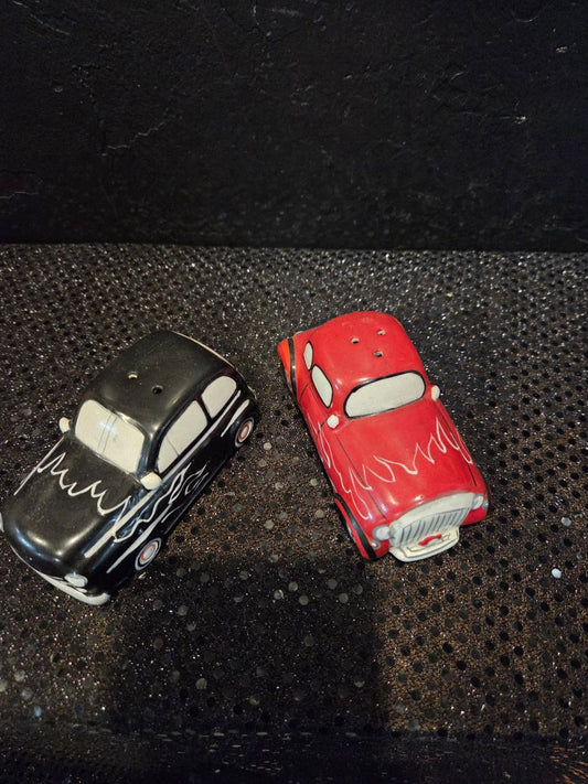 1950's Style Cars Salt and Pepper Shakers