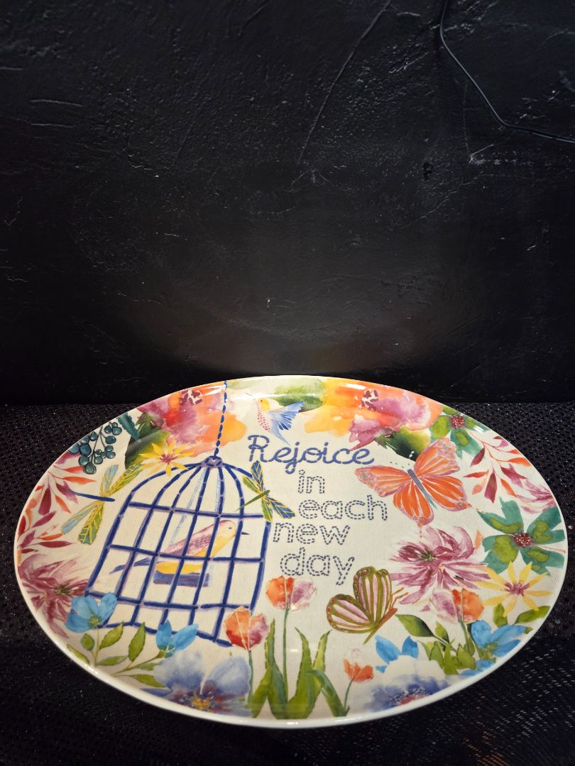 Rejoice in each new day Platter