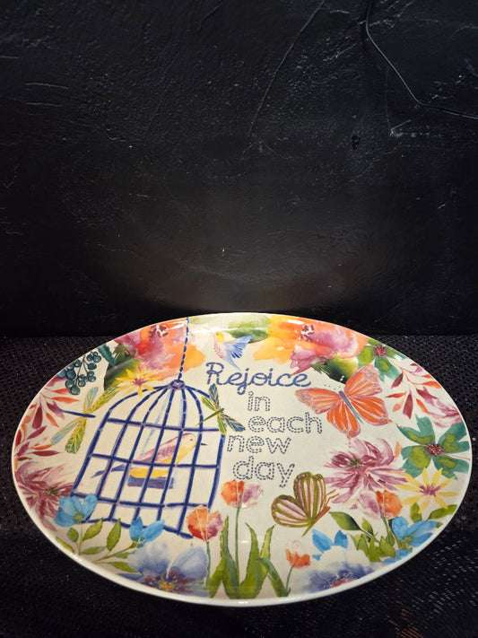 Rejoice in each new day Platter
