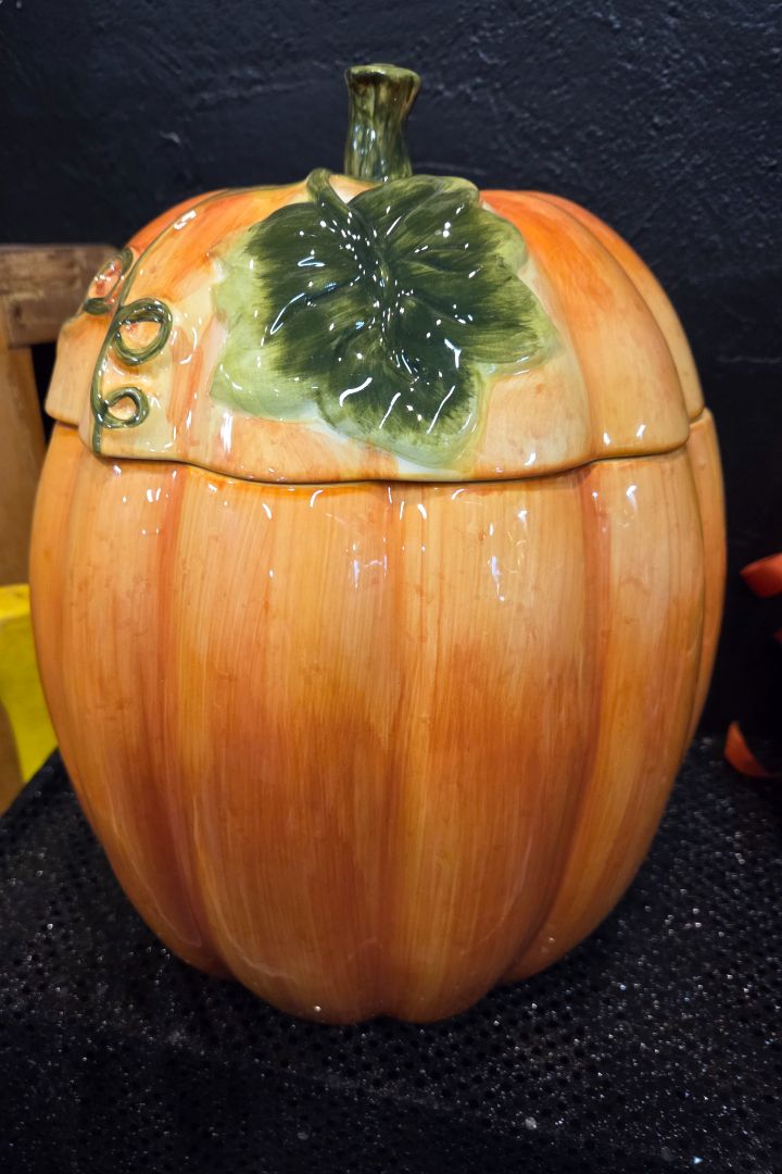 Large Ceramic Pumpkin