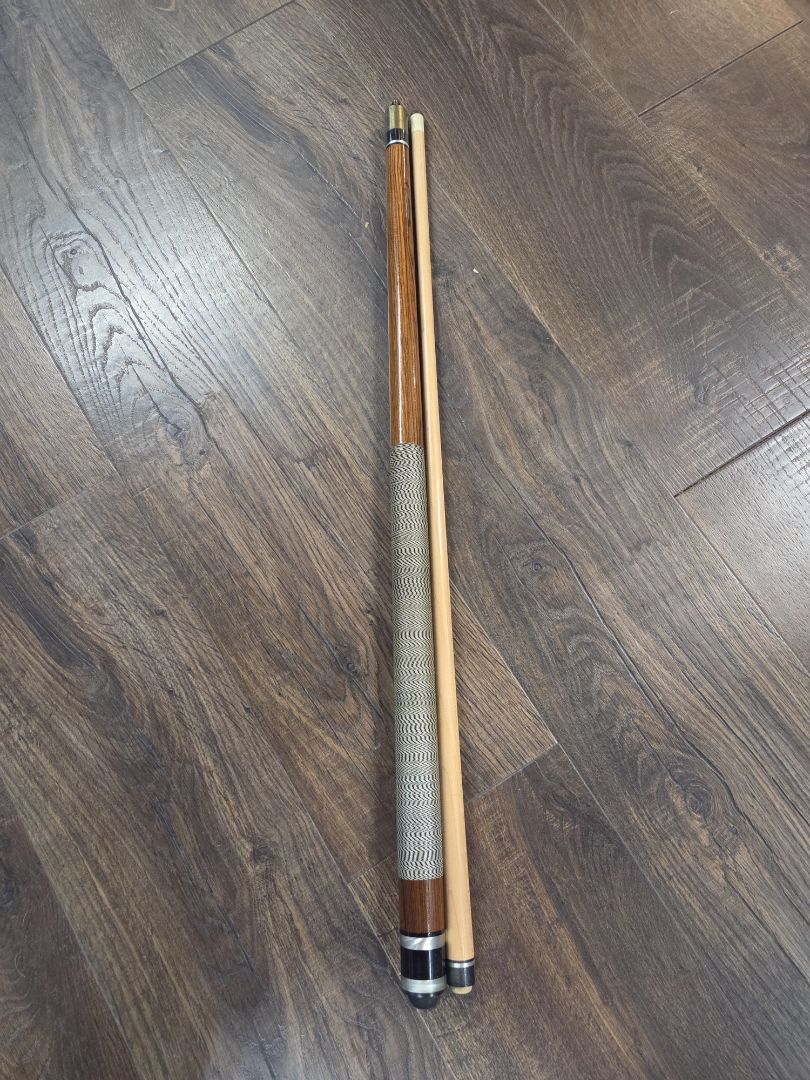 Antique Pool Cue with Case
