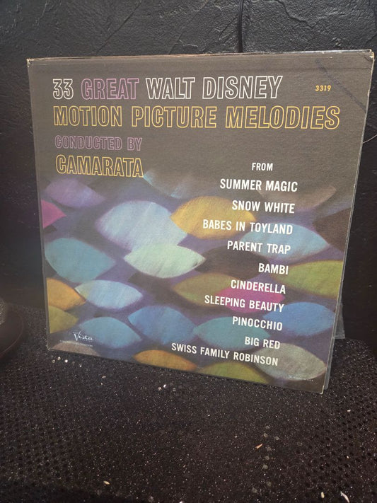 Camarata: 33 Great Walt Disney Motion Picture Melodies LP