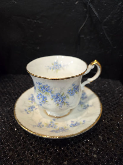 Vintage Paragon "Remember Me" Bone China Teacup & Saucer