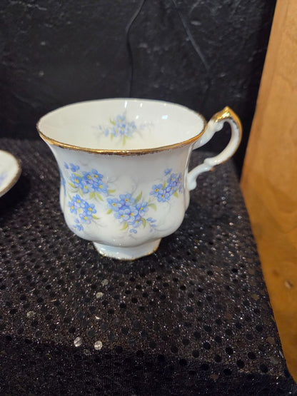 Vintage Paragon "Remember Me" Bone China Teacup & Saucer