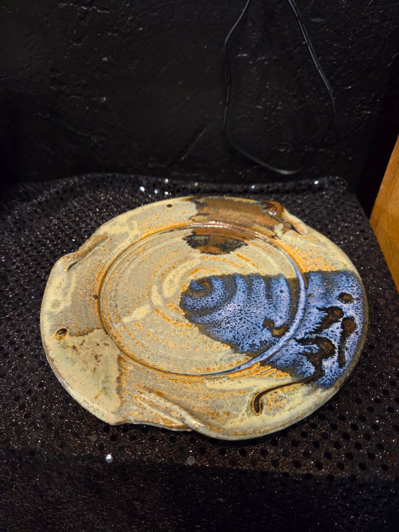 Hand crafted Abstract Pottery Plate