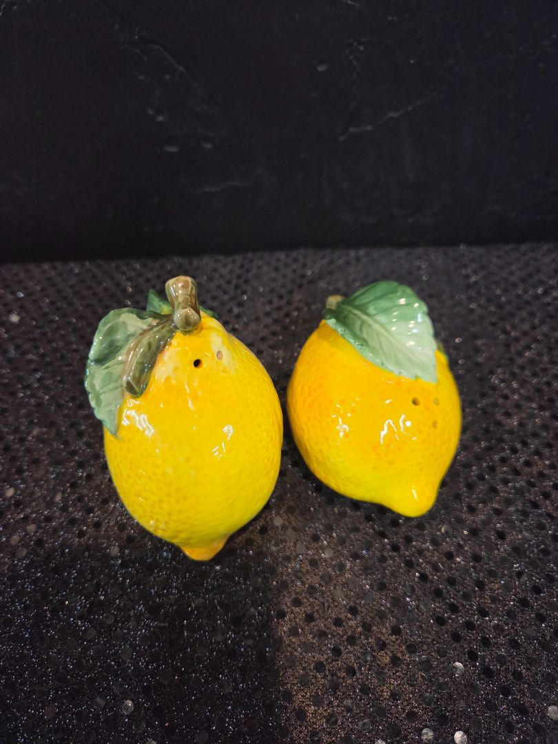 Lemon Salt and Pepper Shakers