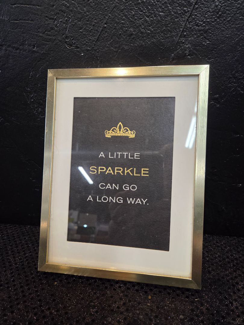 A Little Sparkle Can go a Long Way Sign