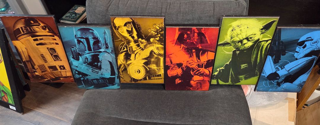 Star Wars Wood Collage