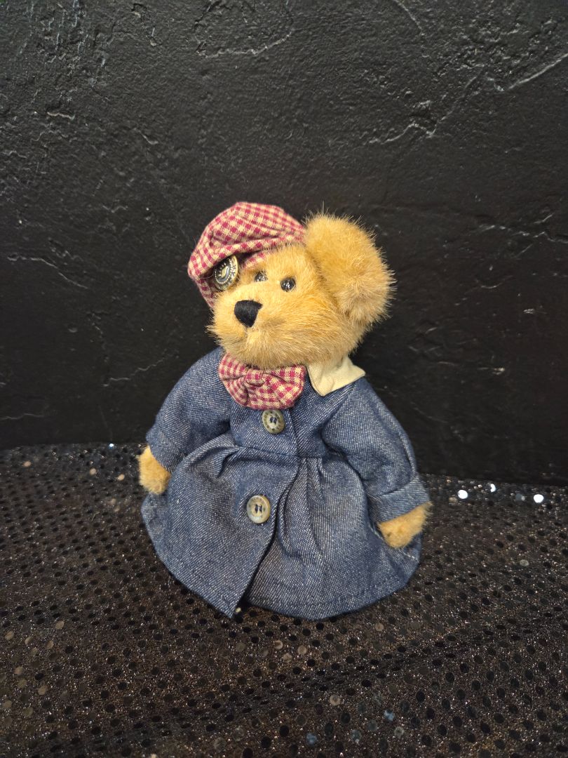Boyds Eleanor Bear in Denim Dress