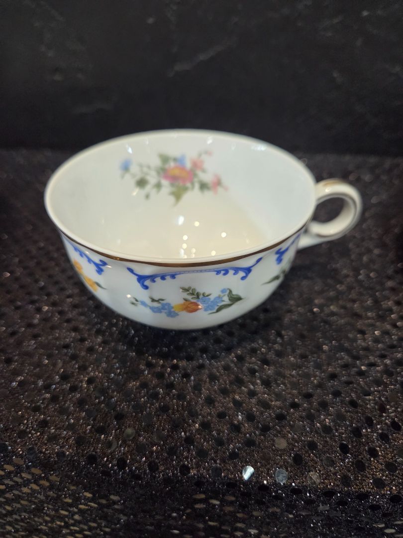 Vintage Charles Haviland Teacup Set Marjolaine Pattern Limoges