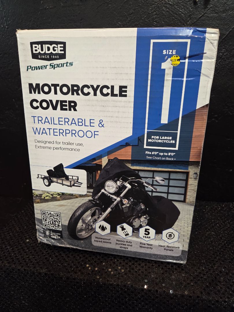 Budge Motorcycle Cover New in box