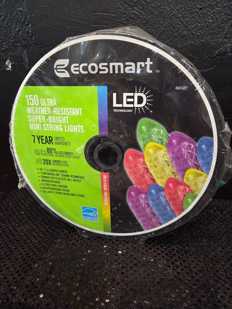 Ecosmart Led 150 Weather Resistant Super Bright Mini String lights