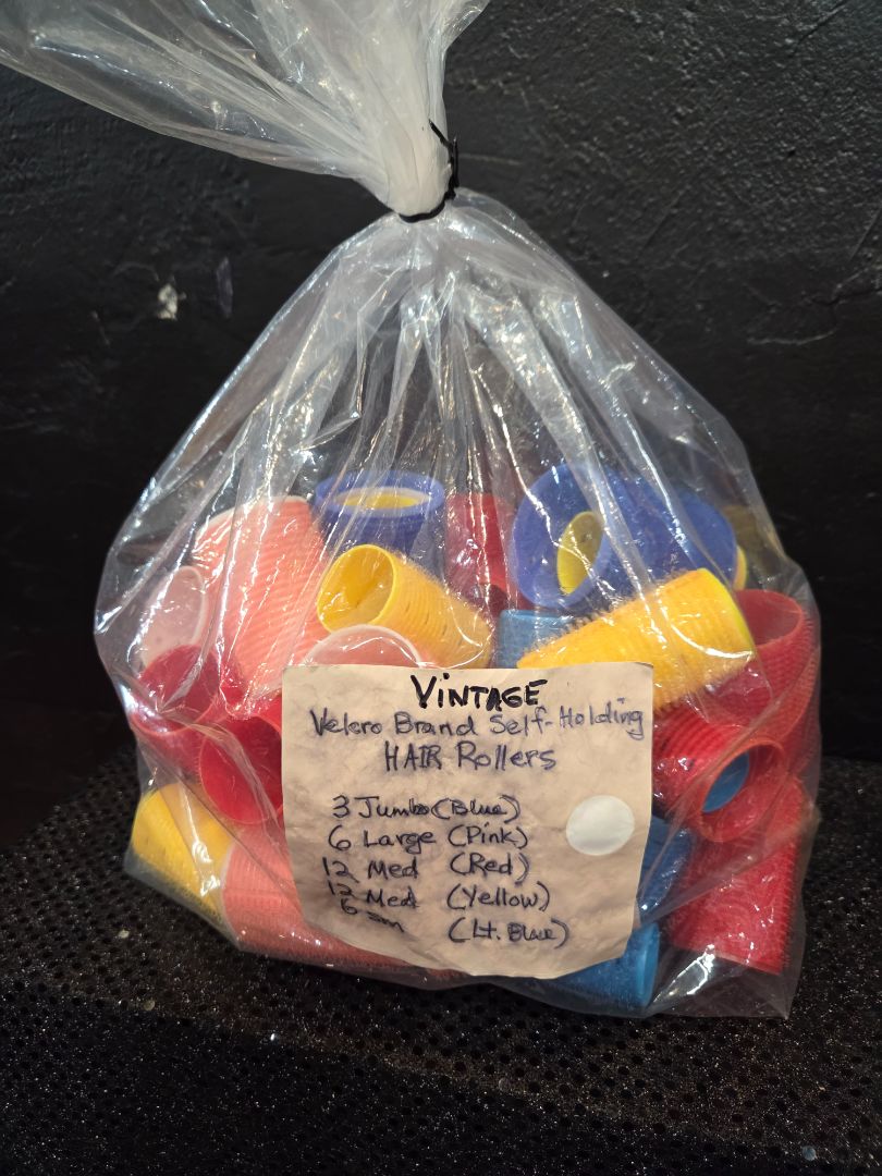 Vintage Velcro Hair Rollers