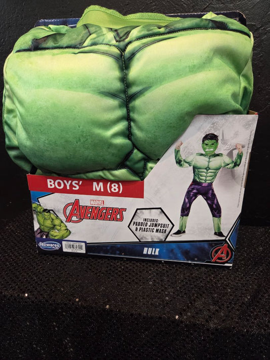 Marvel Avengers The Hulk Padded Costume (sz M 8)