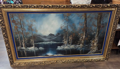 Artisan-Signed Julian Rhinehardt "Winter in The Vienna Woods