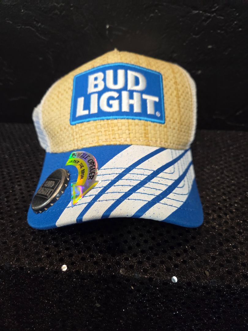 Bud Light Hat Cap Snapback straw hat