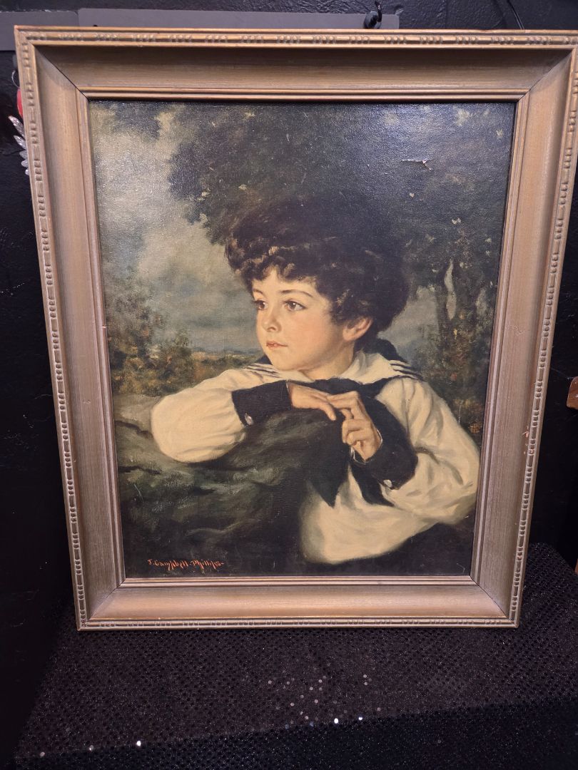 Artisan-Signed Future Admiral J.Campbell Phillips Print