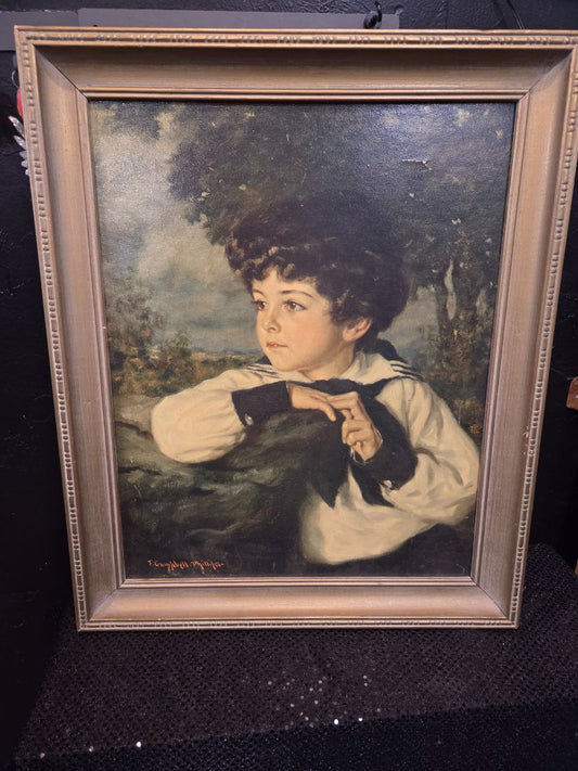 Artisan-Signed Future Admiral J.Campbell Phillips Print