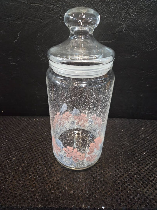 Vintage Luminarc Glass Apothecary Jar