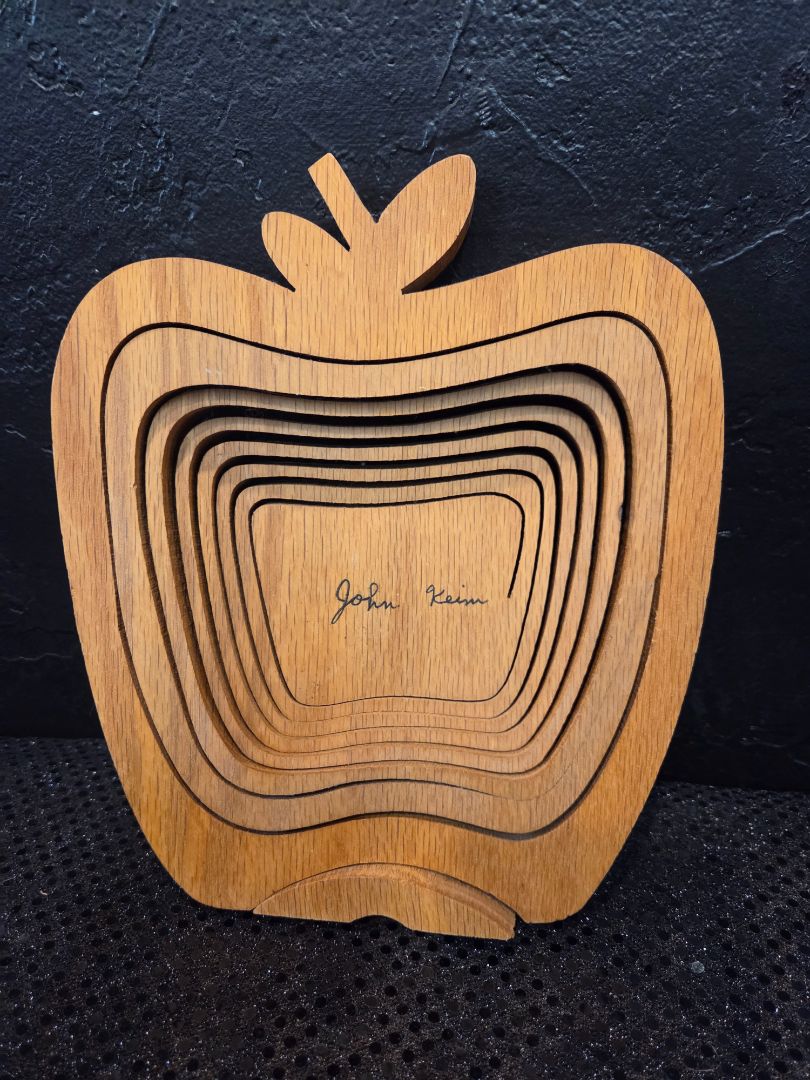 Hand Crafted Oak Apple Basket