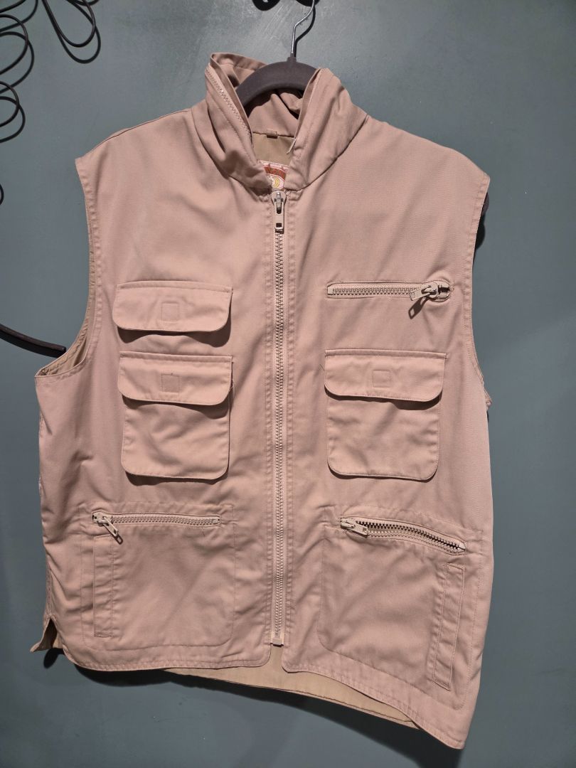 Vintage Banana Republic Safari Utility Vest sz L
