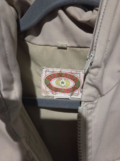 Vintage Banana Republic Safari Utility Vest sz L