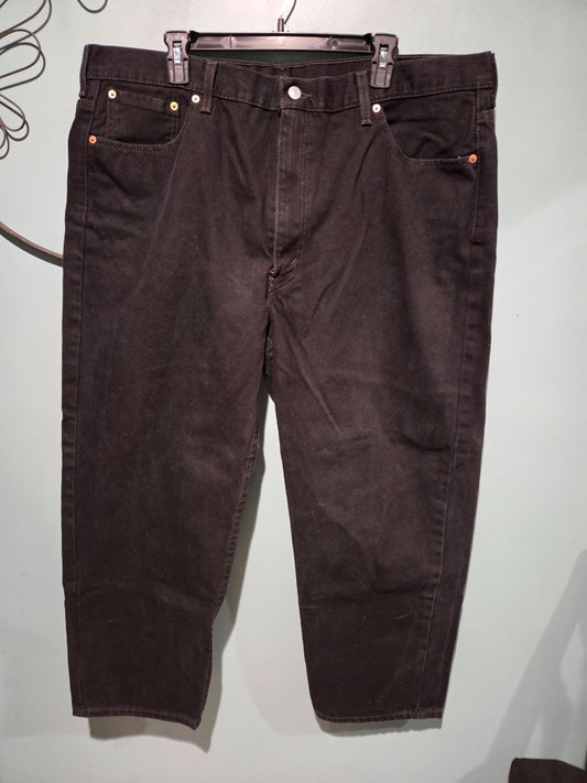 Vintage Levis 550's Black Jeans 44x29