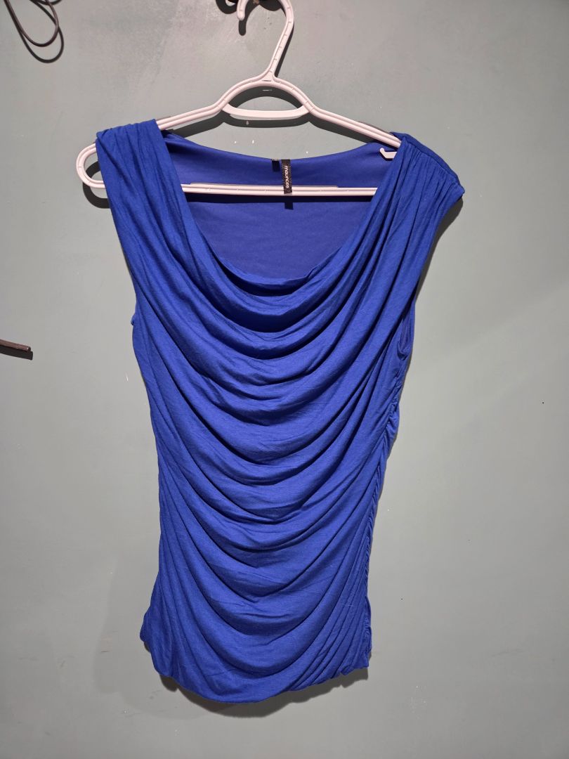 Maurices Blue sinched top Medium