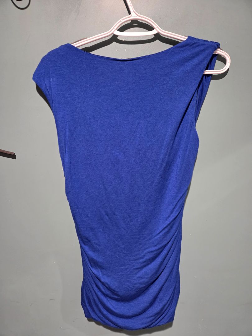 Maurices Blue sinched top Medium