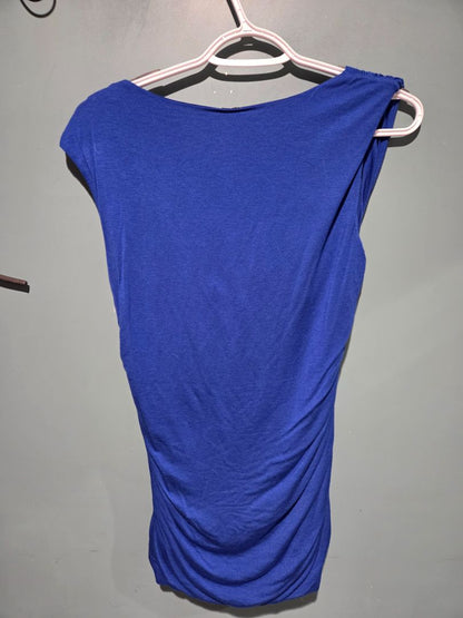 Maurices Blue sinched top Medium