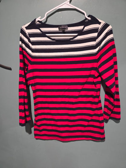 The Limited Red/Blue/White 3/4 sleeve top Medium
