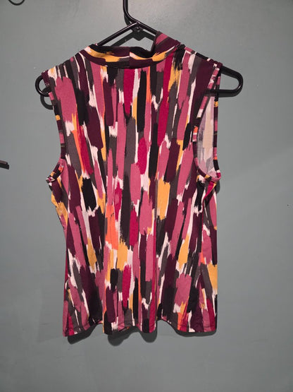 By design Multi Colored Sleeveless Top Medium