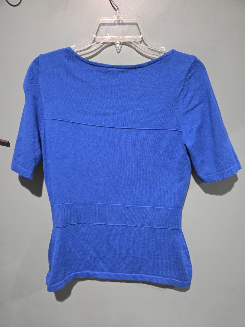 Ann Taylor Royal Blue Knit Top Medium