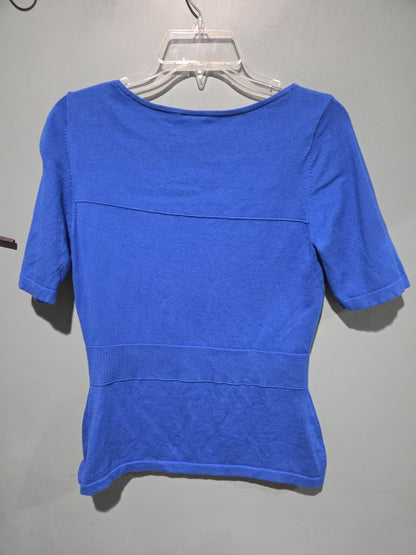 Ann Taylor Royal Blue Knit Top Medium