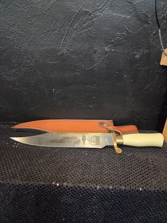 Special Edition Wyatt Earp White Smooth Bone Bowie Knife